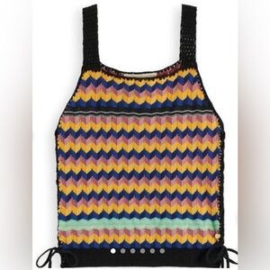 Scotch & Soda Multicolor Chevron Knit Top